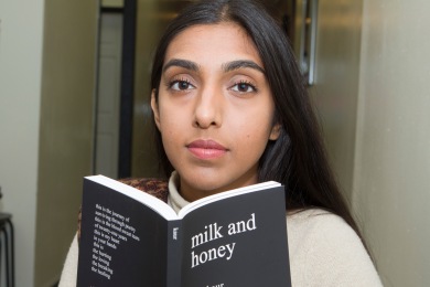 Rupi Kaur, author of Milk and Honey